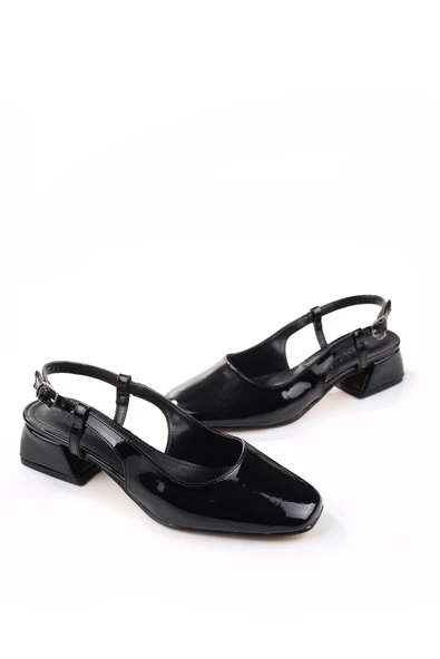 Walkenzo 150 Kadın Rugan Babet Ayakkabı ürün görseli 1