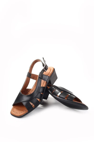 Walkenzo Frzn-1611 Kadın 4,5 Cm Topuklu Yazlık Ayakkabı - Resim 5