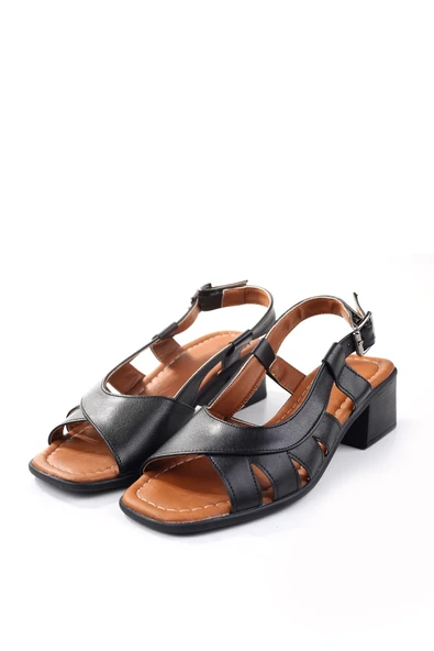 Walkenzo Frzn-1611 Kadın 4,5 Cm Topuklu Yazlık Ayakkabı - Resim 3