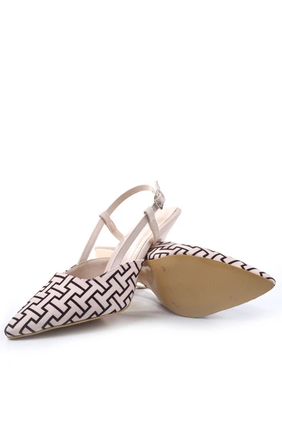 Le Guzzi 3857 Kadın Saten 8 Cm Topuklu Ayakkabı - Resim 10