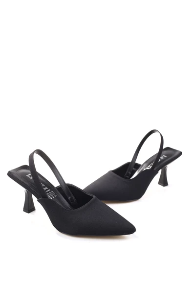 Le Guzzi 3857 Kadın Saten 8 Cm Topuklu Ayakkabı - Resim 2