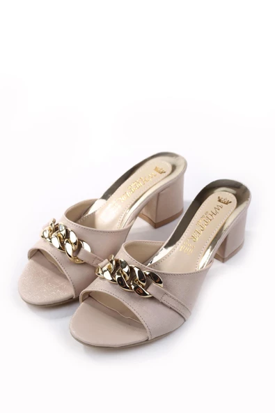 Walkenzo 3924 Kare Topuk  Bayan Terlik - Resim 4