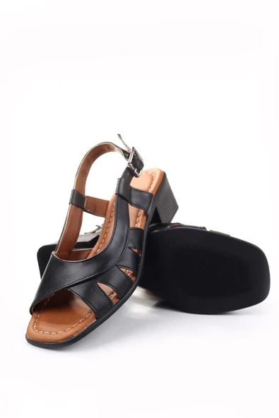 Walkenzo Frzn-1611 Kadın 4,5 Cm Topuklu Yazlık Ayakkabı - Resim 9