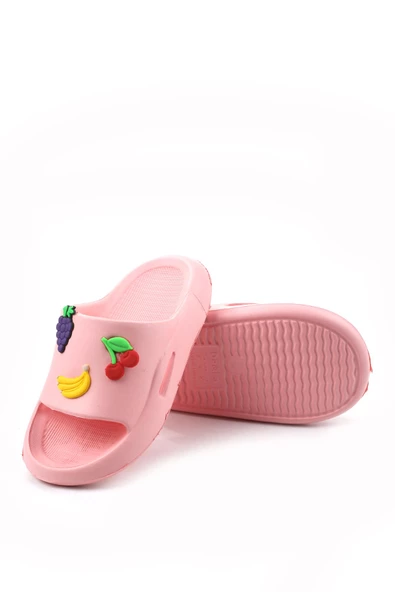 Walkenzo 3863 Kız Çocuk Eva Deniz Plaj Havuz Meyvalı Günlük Terlik - 5