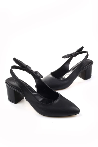 Ceylan 3922 Kadın 6 Cm Topuklu Arkası Açık Ayakkabı ürün görseli 1