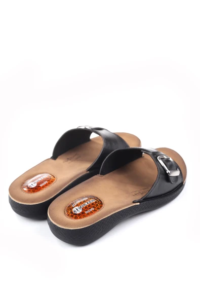 Gezer 10826 Massage Soft Taban Günlük Tokalı Kadın Terlik - Resim 7