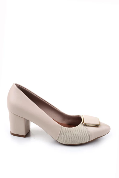 Walkenzo 904-2 Kadın 6 Cm Kare Topuklu Ayakkabı - 4