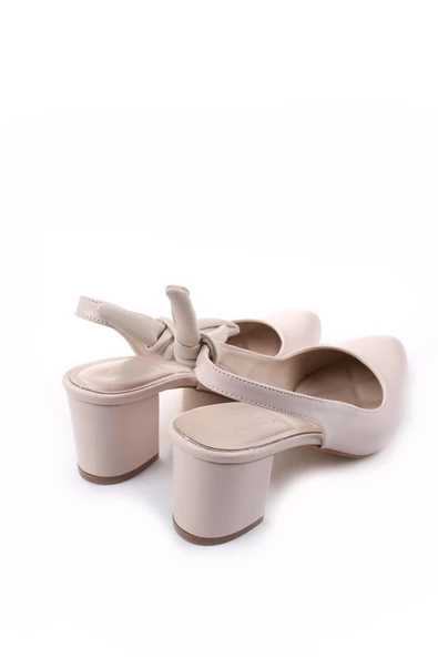 Ceylan 3922 Kadın 6 Cm Topuklu Arkası Açık Ayakkabı - 7