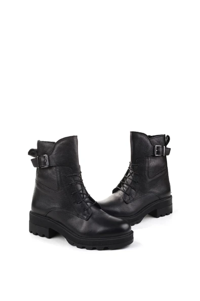 Castle Black 212580-1 Termo Taban Hakiki Deri Günlük Kadın Bot ürün görseli 1