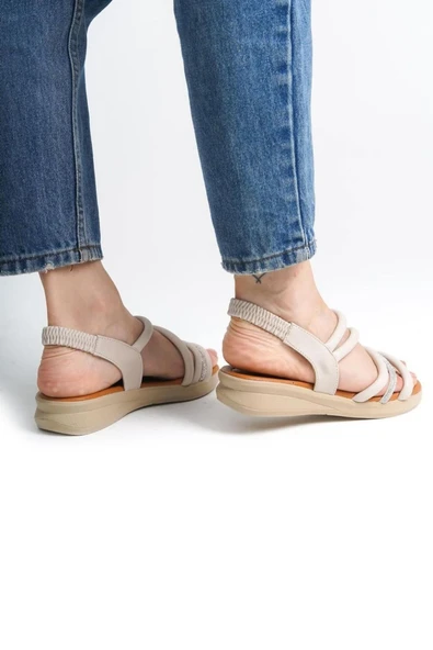 Walkenzo 3981 Anatomik Rahat Taban Günlük Kadın Sandalet - Resim 6