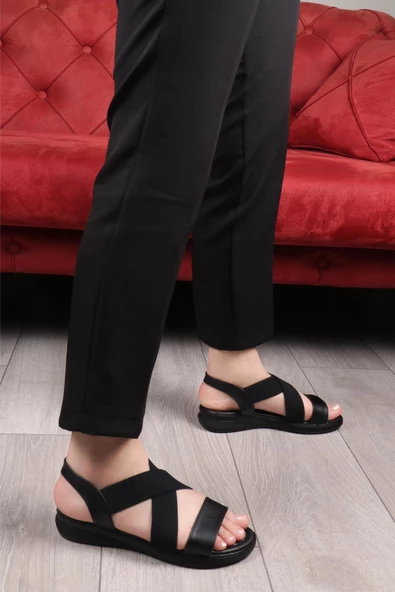Walkenzo 3980 Anatomik Rahat Taban Günlük Kadın Sandalet - Resim 6