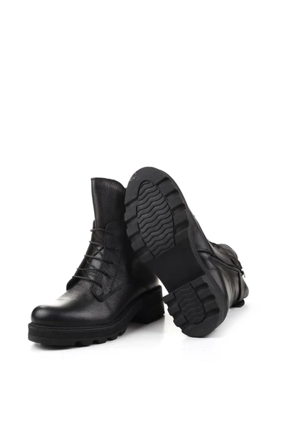 Castle Black 212580-1 Termo Taban Hakiki Deri Günlük Kadın Bot - Resim 4