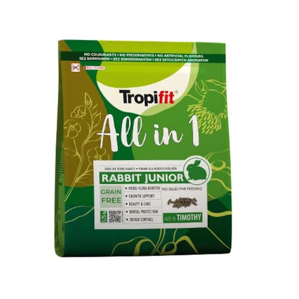 Tropifit All in1 Yavru Tavşan Yemi 1,75Kg ürün görseli