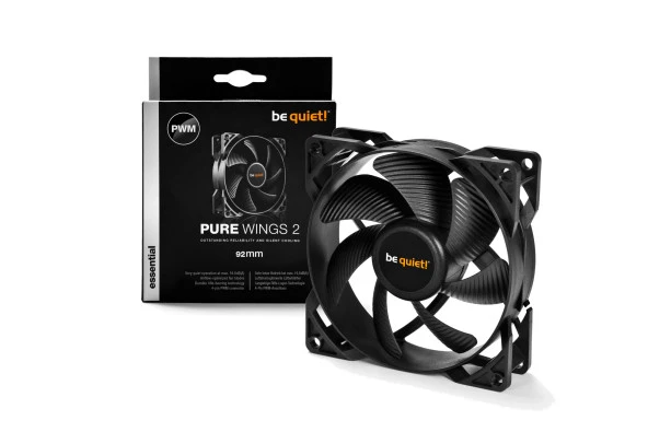 BEQUIET BL038 PURE WINGS 2 PWM, 92mm 4 Pin Kasa Tahliye Fani