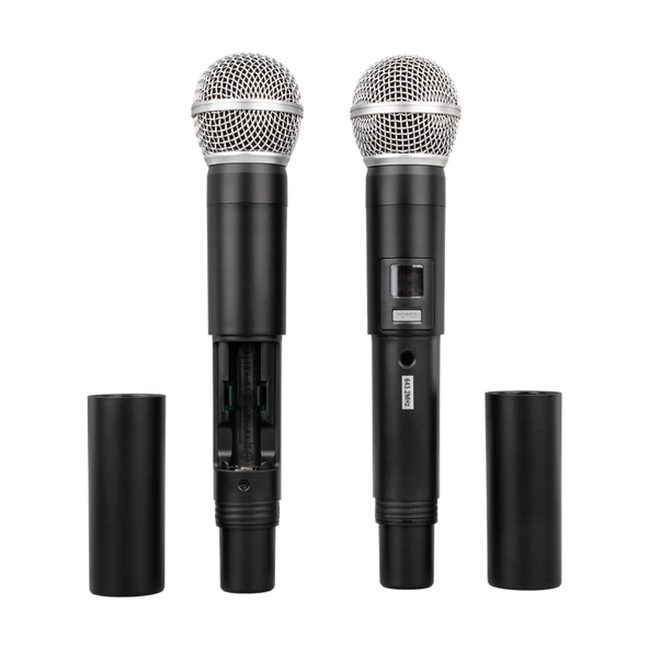 MAGICVOICE PG-42X VHF 2 EL KABLOSUZ TELSİZ MİKROFON (VOLUME KONTROLLÜ) + 525 AMERİKAN FİŞ VERİLECEK - 2