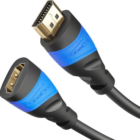 - Özel A.I.S. korumalı HDMI uzatma - 2 m (4K@60Hz Ultra HD - Ethernet ile Yüksek Hız, HDMI 2.0/1.4 uyumlu, Blu-ray/PS5/Xbox Series X/Switch/Gaming için uzatma kablosu)