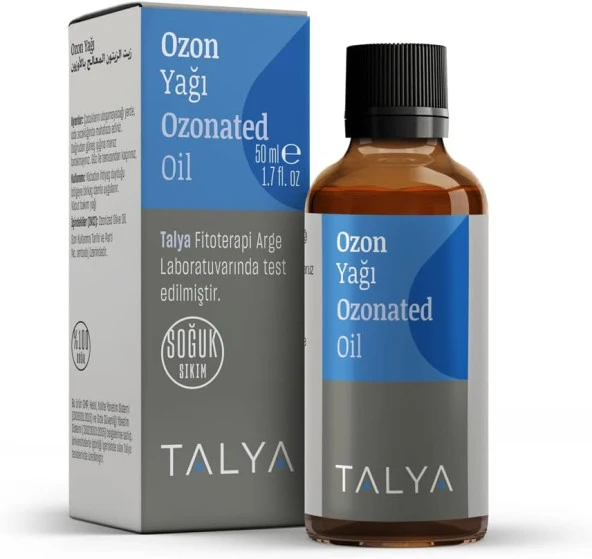 Ozon Yağı 50 ml - Ozonlanmış Zeytinyağı - Soğuk Sıkım - Sivilce ve Akne Karşıtı - Cilt Nemlendirici - Sağlıklı ve Parlak Cilt Görünümü