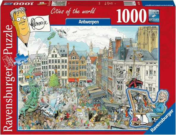 1000p Puz Antwerp - Fleroux Serisi Yapboz