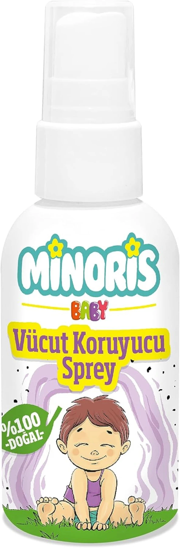 Baby Organik Vücut Koruyucu Sprey, Vegan 100ML