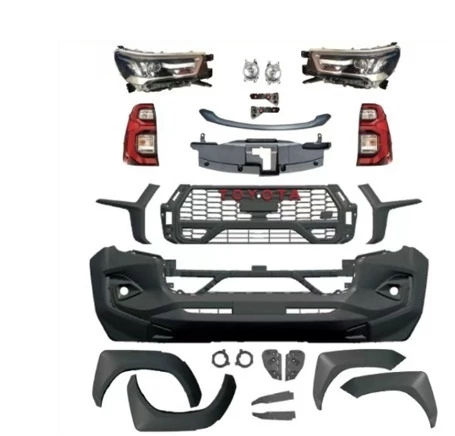 Toyota Hilux GR Body Kit Set (2020 2023 Görünüm Çevirmek İçin) (Far Stop Dahil)