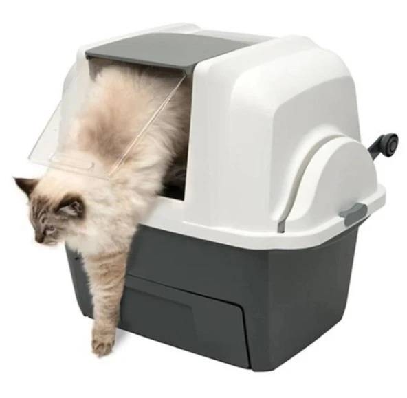 Catit SmartSift Otomatik Kedi Tuvalet Kabı 66x48x63 - 2