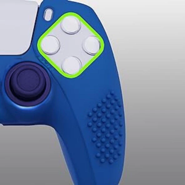 Cosmostech PS5 Controller Joystick Oyun Kolu Gamepad Uyumlu Silikon + 8'li Analog Koruyucu M - 9