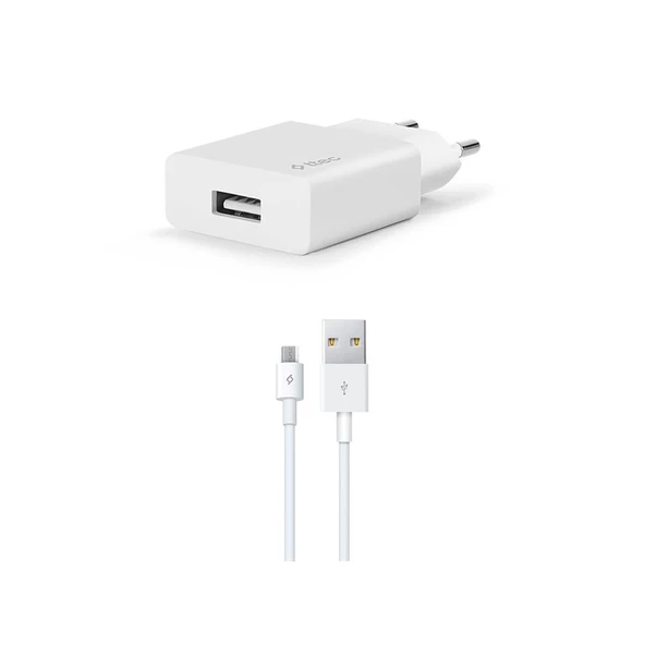 ttec SmartCharger 2.1A Seyahat Şarj Aleti + Micro USB Kablo