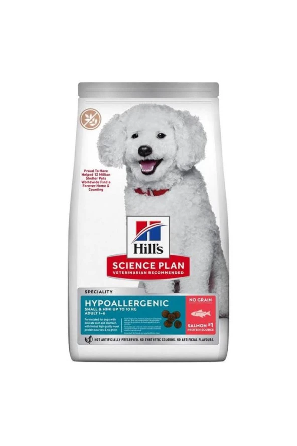 Hill's Hill's Hills Hypoallergenic Somonlu Küçük Irk Yetişkin Köpek Maması 1.5kg