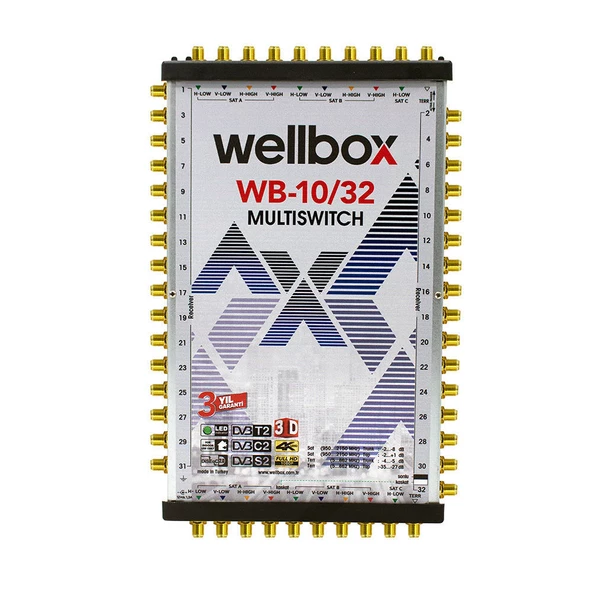 WELLBOX WXM-1032 10X32 MULTİSWİCH MULTİSWİCH SONLU KASKATLI