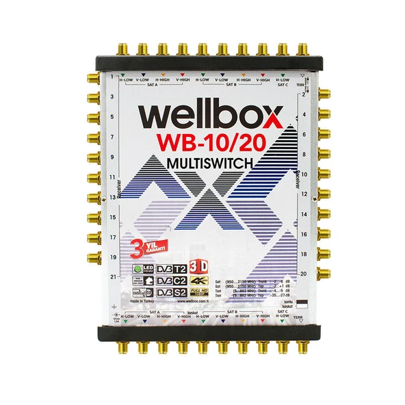 WELLBOX WXM-1020 10X20 MULTİSWİCH MULTİSWİCH SONLU KASKATLI