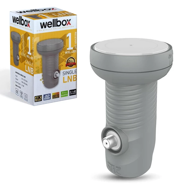 WELLBOX WXL-101 Tekli Lnb (Single) 0.1Db 3D Fhd 4K