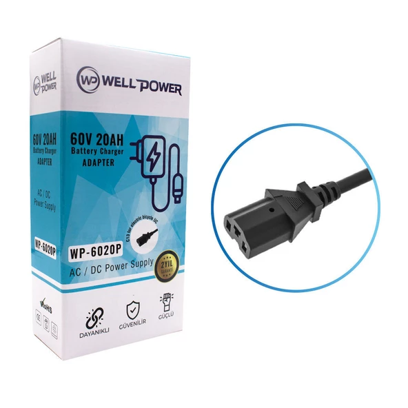 WELLPOWER WP-6020P 60V 20A ELEKTRİKLİ BİSİKLET ŞARJ