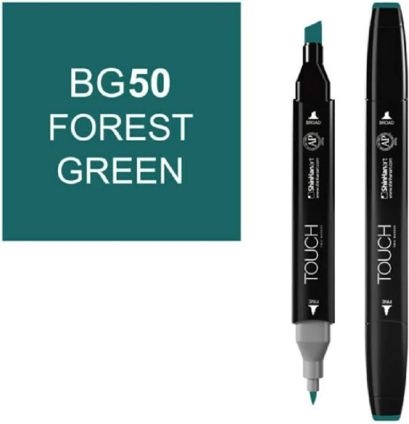 1110050 Twin Marker, Bg50 Forest Green