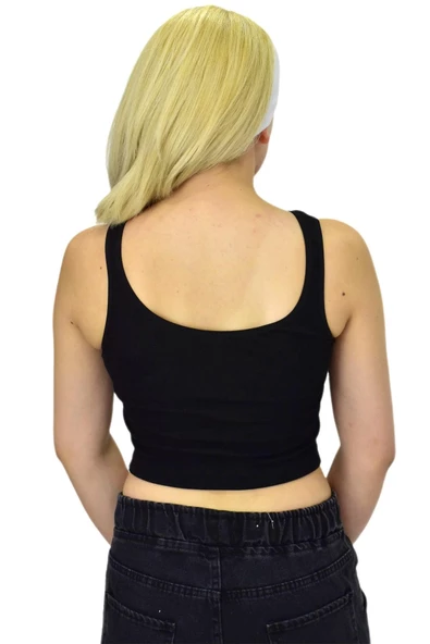 Kadın Pedli Crop 8134 BGL-ST03782 - Resim 3