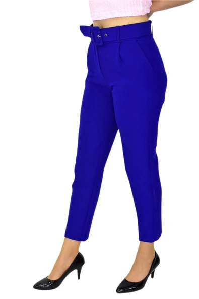 Kadın Kemerli Bilek Pantolon BGL-ST03690 - Resim 11