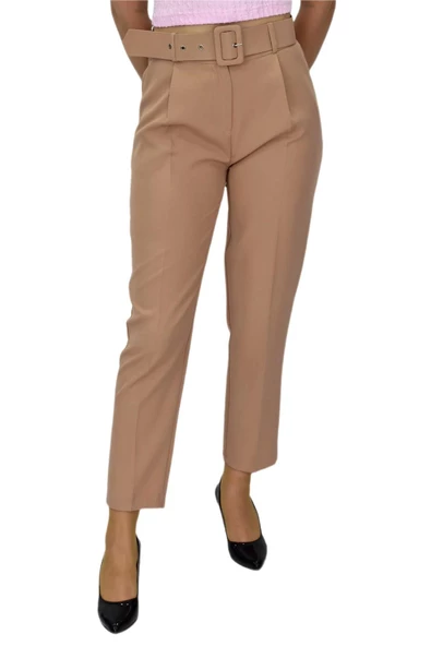 Kadın Kemerli Bilek Pantolon BGL-ST03690 - Resim 6