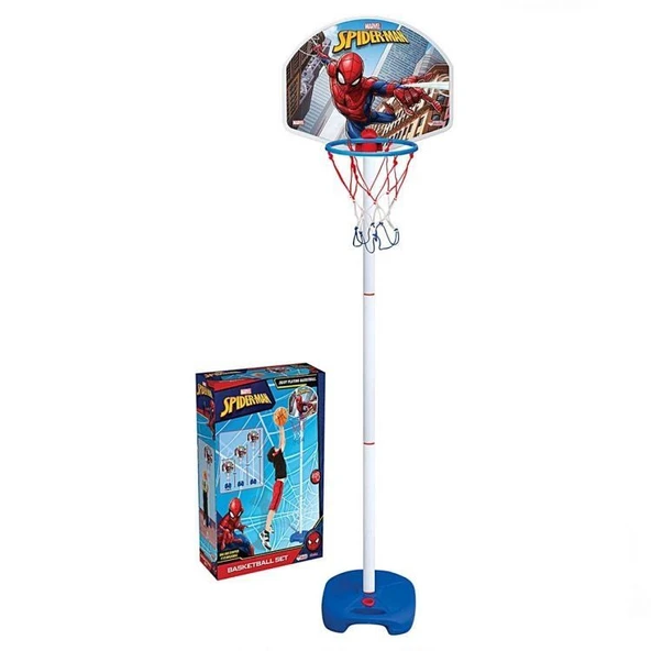 Dede Spiderman Ayaklı Basketbol Seti - 1