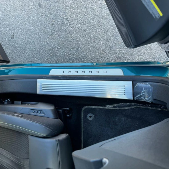 Peugeot 408 Krom Iç Kapı Eşiği 4 Parça 2022> Paslanmaz Çelik Taşlı - Resim 3