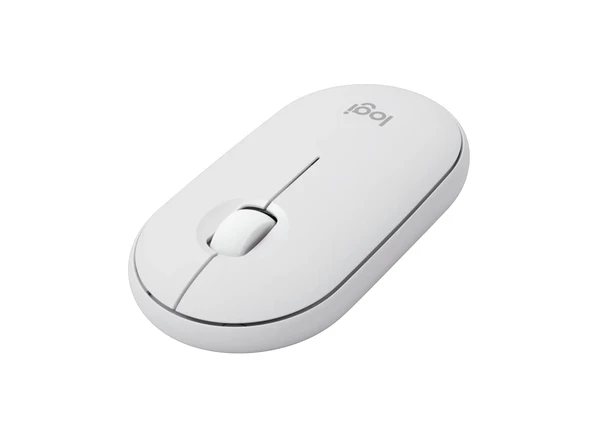LOGITECH PEBBLE M350S BEYAZ KABLOSUZ SESSİZ MOUSE 910-007013 - Resim 2