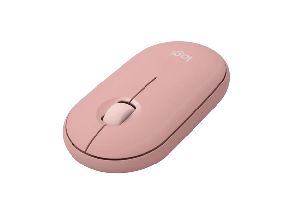 LOGITECH PEBBLE M350S PEMBE KABLOSUZ SESSİZ MOUSE 910-007014 - Resim 2
