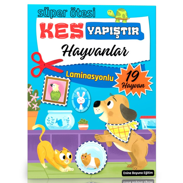 Süper Ötesi Hayvanlar KES-YAPIŞTIR (Laminasyonlu)
