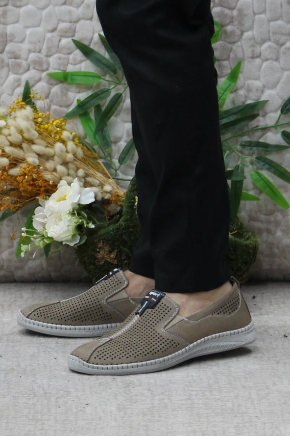 Mehmet Mete 1119 Kum Nubuk Hakiki Deri Erkek Ayakkabı - Resim 3