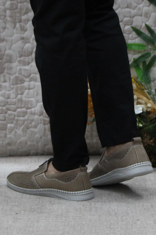 Mehmet Mete 1119 Kum Nubuk Hakiki Deri Erkek Ayakkabı - Resim 4