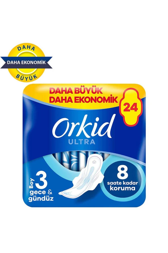 Orkid Ultra Ekstra Dörtlü Paket Gece & Gündüz 24 Adet