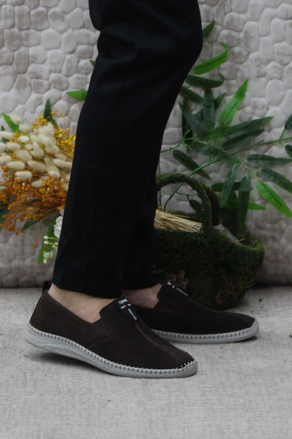 Mehmet Mete 1119 Kahve Nubuk Hakiki Deri Erkek Ayakkabı ürün görseli