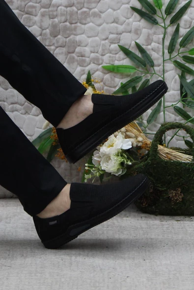 Mehmet Mete 030 Siyah Nubuk Hakiki Deri Erkek Ayakkabı - Resim 5