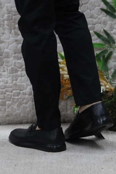 Pierre Cardin 14207 Siyah Orijinal Ürün İç Ve Dış Hakiki Deri Erkek Ayakkabı - Resim 4