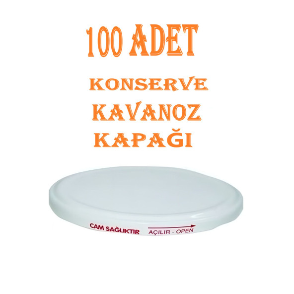 Paşabahçe Konserve Kavanoz Kapağı 100 Adet Sarten