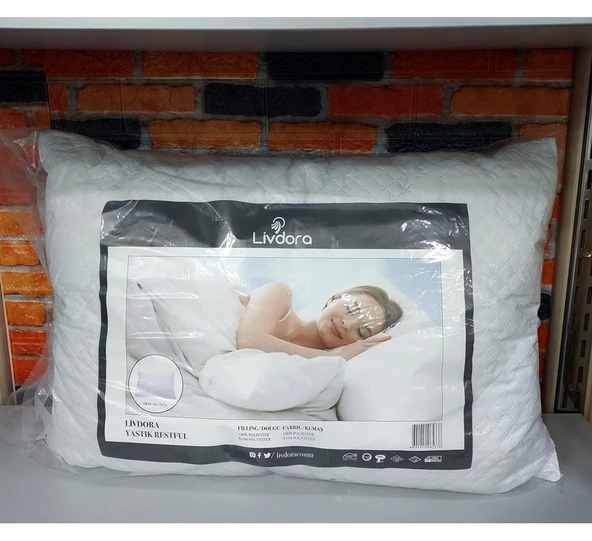 Livdora 3lü Set Restful Kapitoneli Yastık 1000gr (50x70)