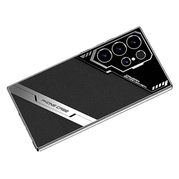 Gpack Samsung Galaxy S23 Ultra Kılıf Suni Deri Tasarım Yeni Seri Procase Kapak - Resim 2